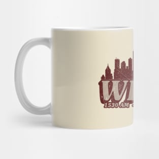 wkrp - city skyline retro Mug